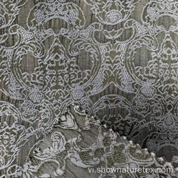 Polyester Cotton hai tông màu Jacquard